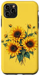 iPhone 11 Pro Max Yellow Sunflowers Cute summer flowers Floral Positivity Case