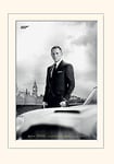 Pyramid International James (Bond & DB5 Skyfall) Mounted Print Memorabilia, Paper, Multi-Colour, 30 x 40 x 1.3 cm