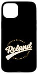 Coque pour iPhone 15 Plus Funny Personalized First Name Design for Roland