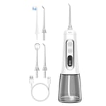 LCD 9 Mode Cordless Dental Water Flosser Oral Irrigator Teeth Cleaner Jet 4 Tips