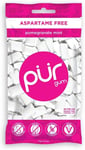 PUR 100% Xylitol Chewing Gum, Sugarless Pomegranate Mint, Sugar Free + Aspartam