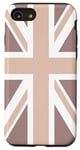 iPhone SE (2020) / 7 / 8 Cool Beige British Art Flag The Union Jack Case