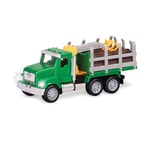 Driven by Battat WH1013Z Lkw Micro Toy Crane Arm and Logs – Includes Working Lights and Sounds – Cars and Trucks for Kids Age 3+, Nylon/a