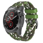 Garmin Epix Pro (Gen 2) 51mm      Silicone Strap   Camouflage_Green