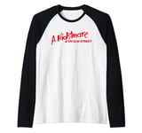 A Nightmare On Elm Street Logo Raglan Baseball Tee