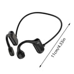 Blue BL09 Bone Conduction Headset BT 5.3 Hanging Ear Wireless Sports Headpho New