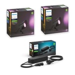 Philips Hue - 2x Lily XL Spot Light & 100 Watt Powersupply - Bundle