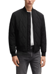 BOSS Quilted Bomber Jacket, Black