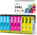 29XL 29 XL Cartouche d'encre pour Epson 29XL pour Epson Expression Home XP-245 XP-255 XP-345 XP-235 XP-355 XP-247 XP-352 XP-445 XP-442 XP-332 XP-342 XP-345 XP-432 XP-435 XP-257(Pack de 9)