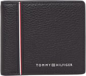 Tommy Hilfiger TH Corp Mini CC Wallet AM0AM13042, Portefeuille à Deux Volets Homme, Black (Black), OS