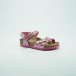 Baskets Birkenstock  BIRK RIO SHINY SNAKE/ROSE