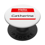 Catherine, Hello My Name is Name Tag, Badge PopSockets Swappable PopGrip