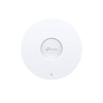 TP-Link Omada Pro AX1800 Ceiling Mount WiFi 6 Access Point Ultra-Fast WiFi 6 Speeds: Simultaneous supports 1201 Mbps on 5 GHz and 574 Mbps on 2.4 GHz.