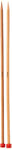 KnitPro KP35247 30 cm x 6.5 mm Basix Single Pointed Needles, Birch, Braun