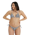 arena Bikini Allover Triangle pour Femme, Haut en Forme de Triangle avec Bonnets Amovibles, Tissu Extensible à Séchage Rapide, Haut et Bas avec Attaches sur les Côtés