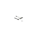 83392 - 0,5 m - 1 x Mini sas hd x 4 sff 8643 - 4 x sata 7p - Male connector / Female connector - Noir - Argent - Delock