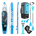 Sup Cruise de Bluefin | Paddle Board Sup Gonflable | 15 cm d’Épaisseur | Fibre de Verre | Kit de Transformation Kayak