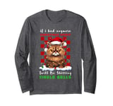 If I Had Anymore Christmas Spirit Jingle Bell Cat Christmas Long Sleeve T-Shirt