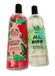 The Body Shop Festive Berry & All Mine Fragrance Body Mist Set Discontinued Rare