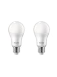 Philips LED-glödlampa Standard 13W/827 (100W) Frosted 2-pack E27
