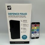 ZAGG DEFENCE FOLIO CASE SAMSUNG GALAXY S23 5G LEATHER FEEL BLACK FLIP CASE NEW