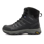 Brasher WoMens Jura Mid Waterproof Walking & Hiking Boots with Vibram Lite Outsole - Black - Size UK 6