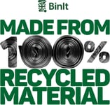 BIN IT 40 Tie Top, Everyday Refuse Sacks, Bin Bags, Bin Liners, 70 Litre, Tear &