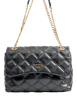 Paradox London Oberon Quilted Shoulder Bag, Black