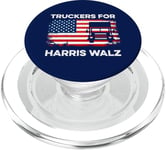 Truckers For Harris Walz 2024 Élection Président Vote Kamala PopSockets PopGrip pour MagSafe