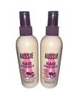 2 X Aussie HAIR INSURANCE Leave In Hair Conditioner Conditioning Spray 250ml