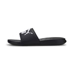 PUMA Men Popcat 20 Slide Sandal, Puma Black-Puma White, 6 UK