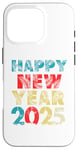 Coque pour iPhone 16 Pro Happy New Year 2025 Vintage Retro Kids Men Women Family