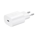 Samsung 25W USB-C Fast Charging seinälaturi (valkoinen)