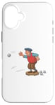 Coque pour iPhone 16 Plus Français joue de la pétanque pour un joueur de pétanque