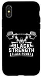 Coque pour iPhone X/XS Mois de l'histoire des Noirs, entraînement physique en Afrique