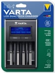 VARTA LCD Dual Tech Charger battery charger + AC power adapter - 4 pin mini-USB Type A