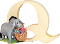 Winnie The Pooh Alphabet Letter Q - Eeyore With Basket