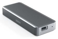 DIGITUS boîtier Externe M.2 - USB 3.2 Gen2x2 Type-C - 20 Gbit/s - Supporte Les SSD NVMe jusqu'à 8 TB - pour Les SSD 2230/2242/2260/2280 - Boîtier en Aluminium - Gris