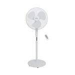 Oceanic Ventilateur De Pied - 45 W - ø 44 Cm - 3 Vitesses - Oscillant - Inclinable - Blanc Oceanic