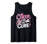 Cheer for the Cure Breast Cancer Pink Ribbon Football Tank Top