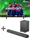 Philips 4K LED Ambilight TV PUS8309, 65" + Philips TAB5309 Soundbar