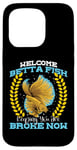 Coque pour iPhone 15 Pro Betta Fish Keeper Aquarist Fish Tank Siamois Fighting Fish Fish