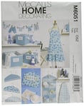 McCall's Patterns M6051 All Sizes Apron, Ironing Board Cover, Organizer, Bins, Hanger Cover, Clothespin Holder, Banner and Scissor Caddy, Pack of 1, White