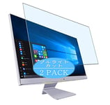 VacFun Lot de 2 Anti Lumière Bleue Protection d'écran, Compatible avec ASUS Vivo AiO M241DAK 23.8", Film Protecteur Anti Blue Light(Non vitre Verre trempé)