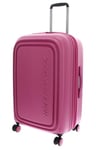 Mandarina Duck LOGODUCK + Trolley Medium EXP, Red Violet, 45 cm x 32 cm x 69 cm, Linea iconica di in policarbonato