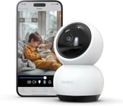 Swann EVO Pan-Tilt Wi-Fi Security Camera, 2K HD Night Vision, Motion Detection, Siren, Two-Way Talk, Weatherproof, Free Recording, Keep an Eye on Your Home or Business, SWIFI-SE2KPT-EU