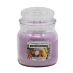 Banana Flower Yankee Scented Candle Jar Medium 340g Burn Time 60hrs Approx