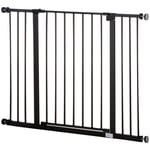 Pressure Fit Dog Gate Pet Barrier for stairs doorway, 76-107cm Width