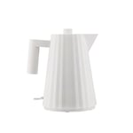 Alessi Plisse Electric 1L Water Kettle White