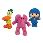 Pocoyó - Peluche Musicale Amis 25 cm Mod SDOS, Multicolore (Bandai 1)